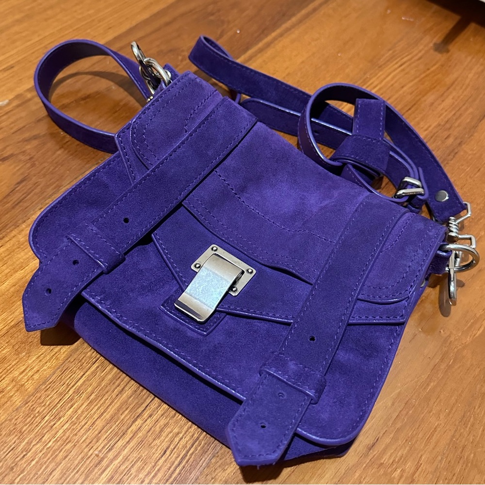 Proenza Schouler PS1 Mini Suede Crossbody Bag